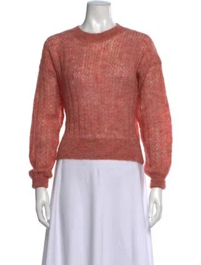 Pre-owned Pomandère Crew Neck Sweater In Pink