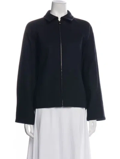 Pre-owned Pomandère Jacket In Blue