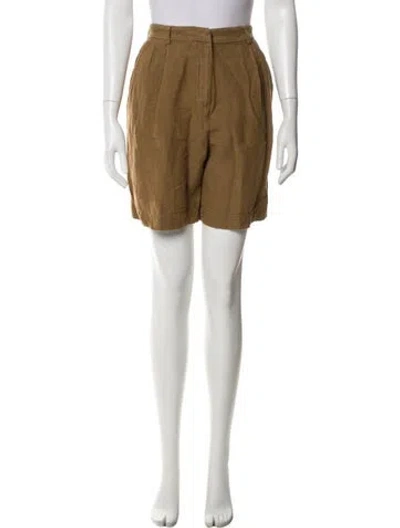 Pre-owned Pomandère Mini Shorts W/ Tags In Brown