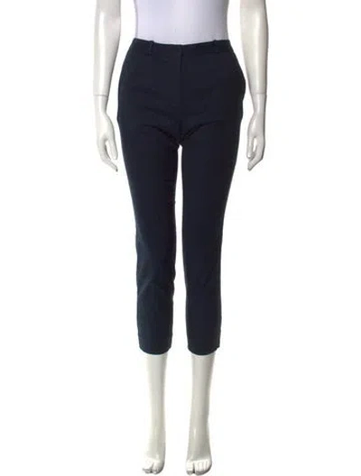 Pre-owned Pomandère Skinny Leg Pants In Blue