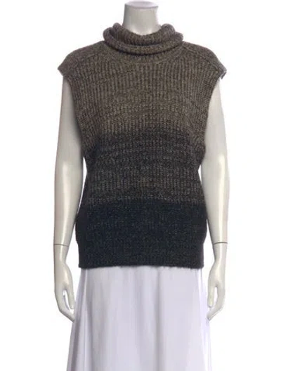 Pre-owned Pomandère Turtleneck Sweater In Multicolor