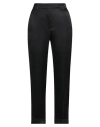 Pomandère Woman Pants Black Size 12 Cupro, Modal In Black