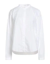 Pomandère Woman Shirt White Size 8 Cotton