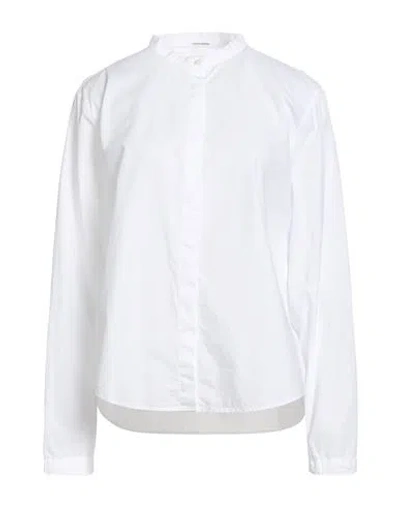 Pomandère Woman Shirt White Size 8 Cotton