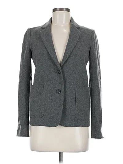 Pre-owned Pomandère Wool Blazer Jacket In Gray