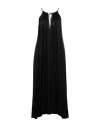 Pomandère Woman Maxi Dress Black Size 6 Viscose, Polyamide In Black