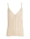 Pomandère Woman Top Ivory Size 10 Cotton In White