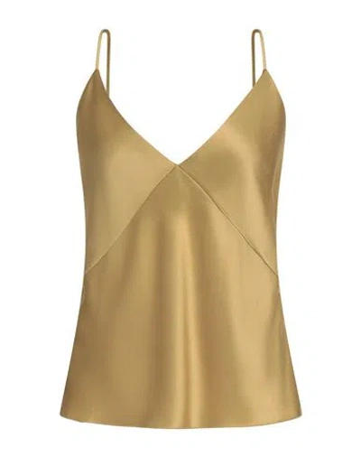 Pomandère Woman Top Marigold Size 10 Acetate, Viscose In Yellow