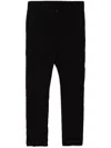 Poème Bohèmien Belt Loops Trouser In Black