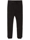 Poème Bohèmien Poeme Bohemien Low Crotch Trousers In Cotton In Grey