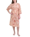 Pomegranate Long Caftan Cover-up