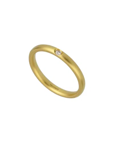 Pre-owned Pomellato 18k 0.18 Ct. Tw. Diamond Ring (authentic Pre-loved)