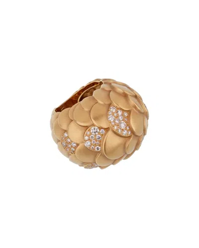 Pomellato 18k 1.32 Ct. Tw. Diamond Cocktail Ring (authentic Pre-loved) In Gold