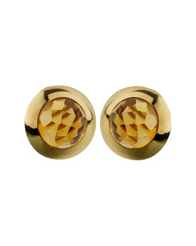 Pre-owned Pomellato 18k 18.00 Ct. Tw. Citrine Earrings (authentic Pre-loved)