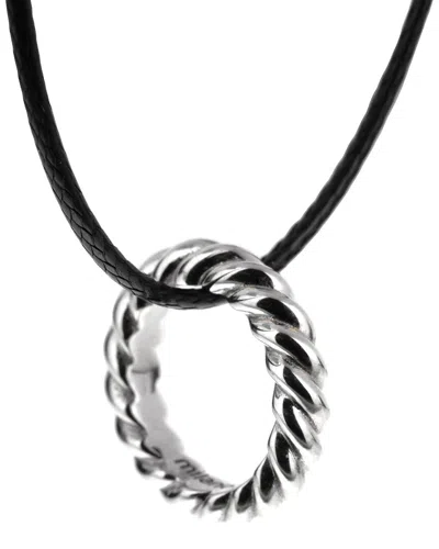 Pre-owned Pomellato 18k Braided Pendant Necklace (authentic Pre-loved)