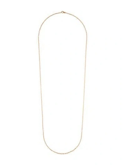 Pre-owned Pomellato 18k Chain Necklace, 35.5" In Multi