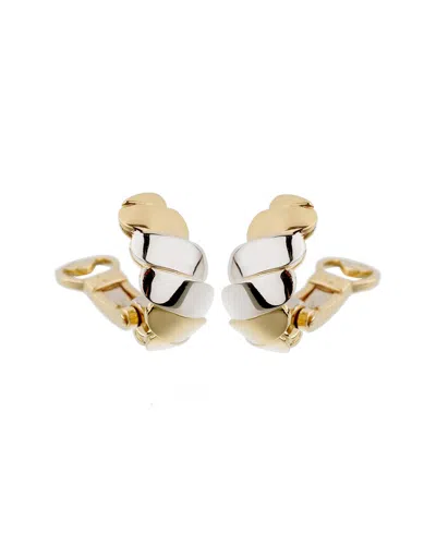 Pre-owned Pomellato 18k Clip-on Earrings (authentic Pre-loved) In Gold