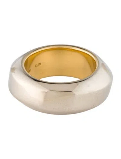 Pre-owned Pomellato 18k Curved Band Ring In Multi