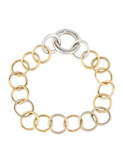 Pre-owned Pomellato 18k Diamond Lucciole Link Bracelet, 6.75" In Multi