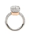Pomellato 18k Gold Nudo Ring In Gray