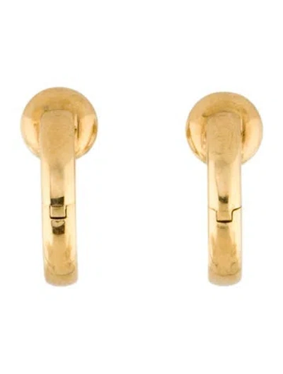 Pre-owned Pomellato 18k Huggie Clip On Earrings In Multi