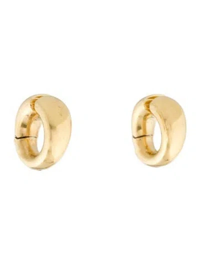Pre-owned Pomellato 18k Iconica Hoop Earrings In Multi