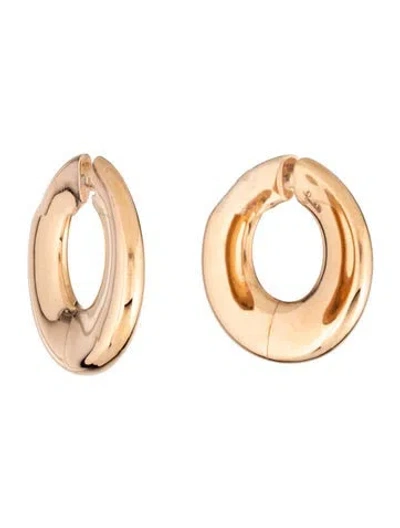 Pre-owned Pomellato 18k Iconica Hoop Earrings In Multicolor