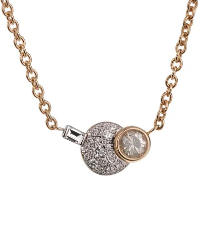 Pomellato 18k Rose Gold 0.50 Ct. Tw. Diamond Necklace