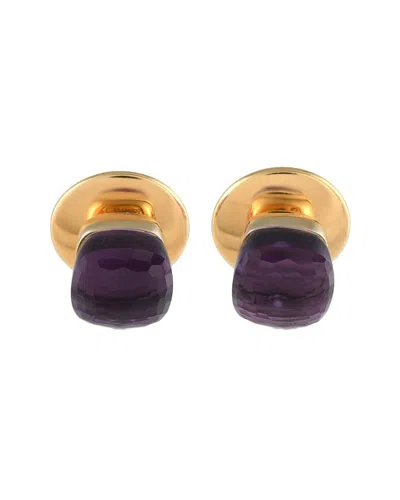 Pomellato 18k Rose Gold Amethyst Earring