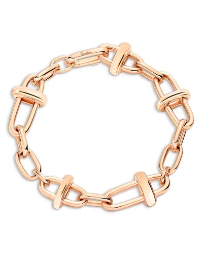 Pomellato 18k Rose Gold Iconica Open Link Chain Bracelet