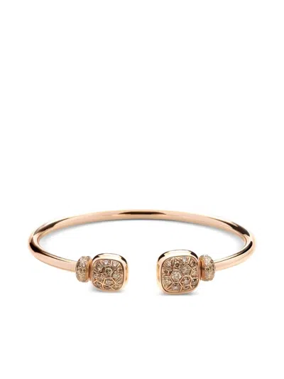 Pomellato 18k Rose Gold Nudo Diamond Bracelet