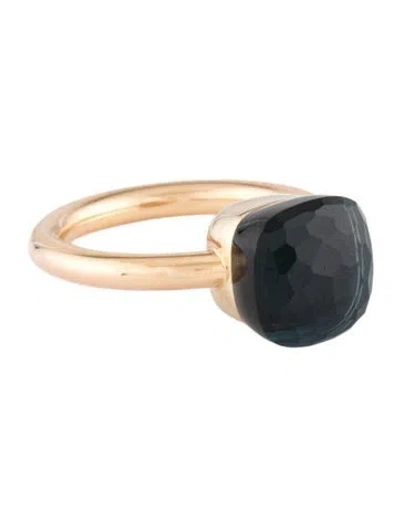 Pre-owned Pomellato 18k Topaz Nudo Classic Ring In Multicolor
