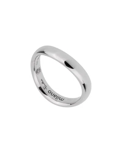 Pomellato 18k Wave Ring (authentic Pre-loved) In Silver