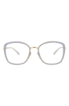 Pomellato 53mm Square Optical Glasses In Gray