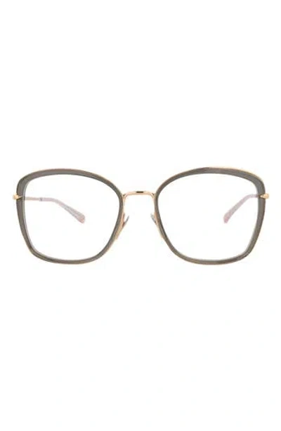 Pomellato 53mm Square Optical Glasses In Green