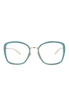Pomellato 53mm Square Optical Glasses In Green