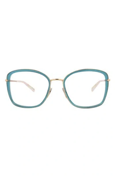 Pomellato 53mm Square Optical Glasses In Green