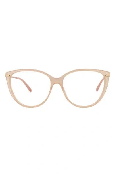 Pomellato 54mm Cat Eye Optical Glasses In Red