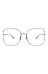 Pomellato 57mm Square Optical Glasses In Neutral