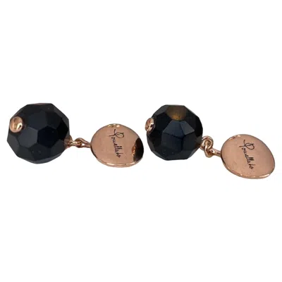 Pre-owned Pomellato - 9 Carat Rose Gold - Cufflinks Ebony In Red