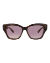 Pomellato Cat Eye-frame Acetate Sunglasses Woman Sunglasses Brown Size 53 Acetate In Havana Havana Violet