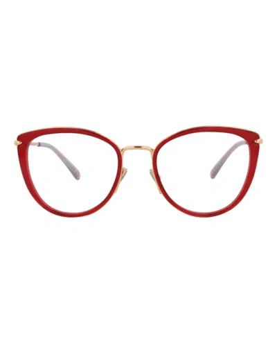 Pomellato Cat Eye-frame Acetate Optical Frames In White