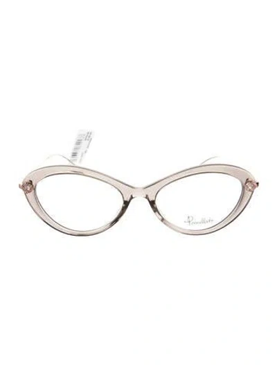 Pre-owned Pomellato Cat-eye Eyeglasses In Gold/grey