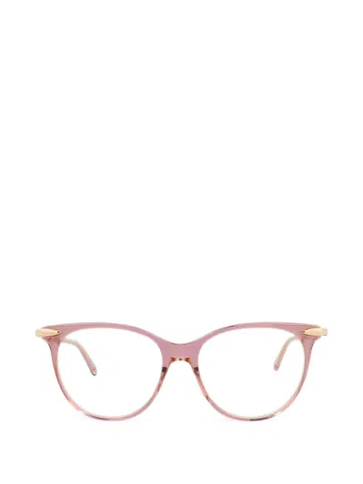 Pomellato 캣아이 프레임 안경 In Pink