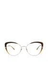 Pomellato 캣아이 프레임 안경 In Brown