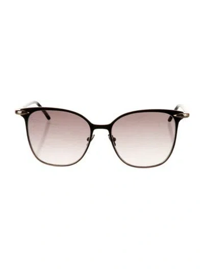 Pre-owned Pomellato Cat-eye Gradient Sunglasses In Gold
