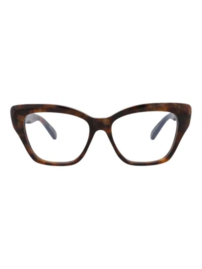 Pomellato Chic Cat Eye Optical Frames For Women - Pm0120o In Brown