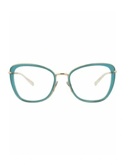 Pre-owned Pomellato Colorblock Pattern Eyeglasses W/ Tags In Blue