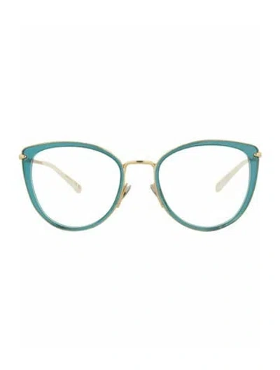 Pre-owned Pomellato Colorblock Pattern Eyeglasses W/ Tags In Blue