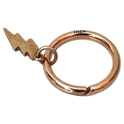 Pre-owned Pomellato Dodo By  9kt Rose Gold Hoop/ring Split Click-to-open Connector Hoop In Red